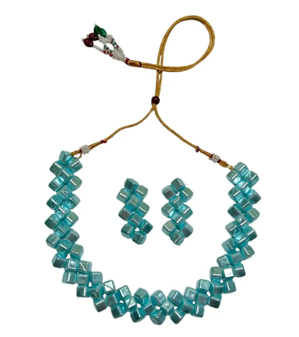 Turquoise_Stone_Beaded_Necklace_And_Earrings_Set_For_Women