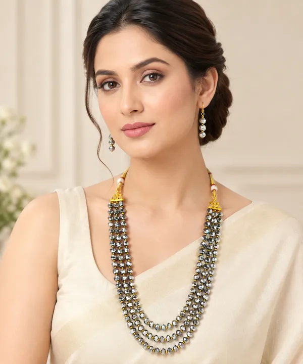 Silver_Crystal_Elegance_Three-Layer_Necklace
