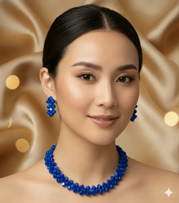 Elegant_Blue_Stone_Necklace_And_Earrings_Set