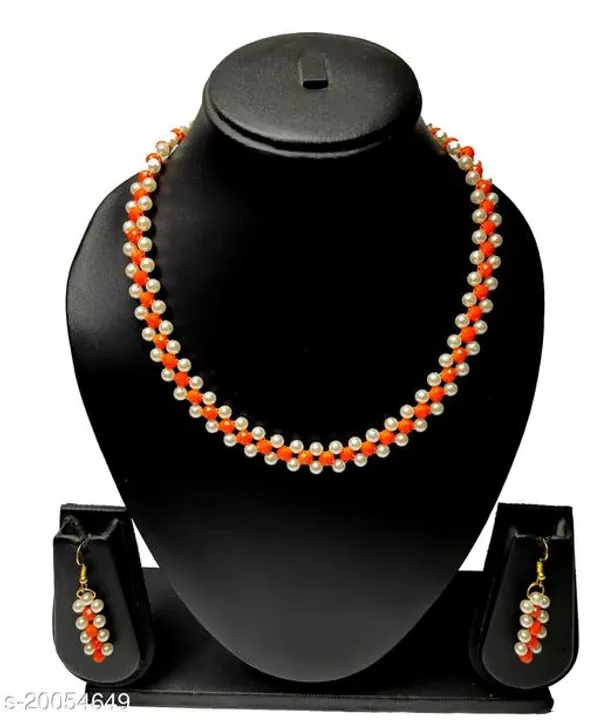 Orange_Feminine_Graceful_Jewellery_Sets_For_Women