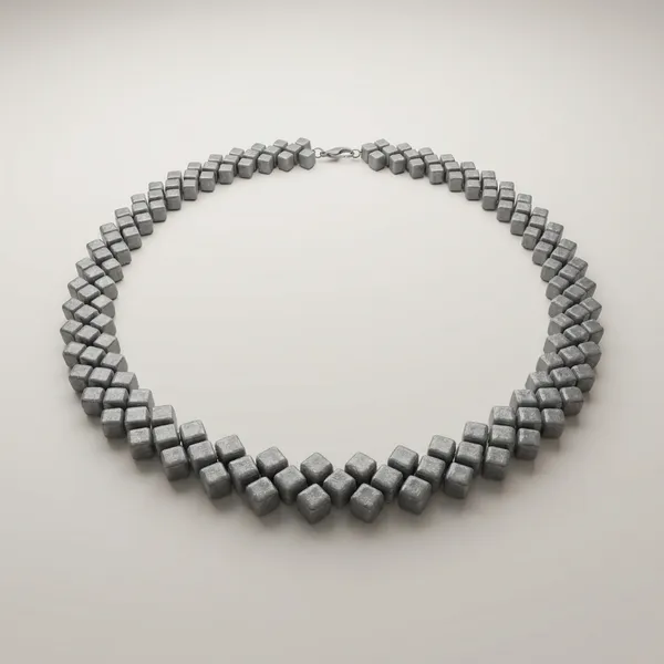 Grey_Square_Necklace_For_Women