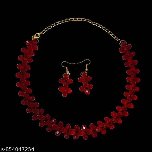 Maroon_Crystal_Beads_Handmade_Jewellery_Set_For_Women