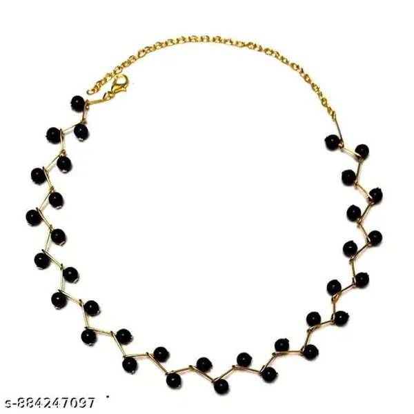 Black_And_White_Handmade_Pearl_Zig_Zag_Statement_Necklace_Set_For_Women_Pack_Of_2