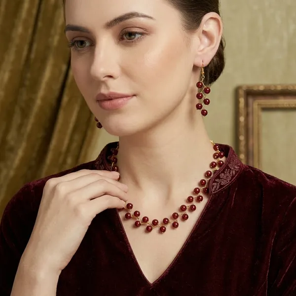 Multicolour_Weight_Pearl_Jewelry_Set_For_Women_Pack_Of_2