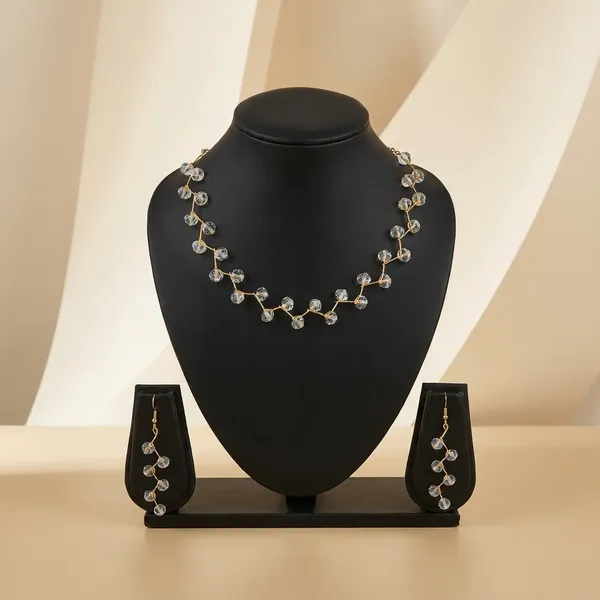White_Crystal_Zigzag_Necklace
