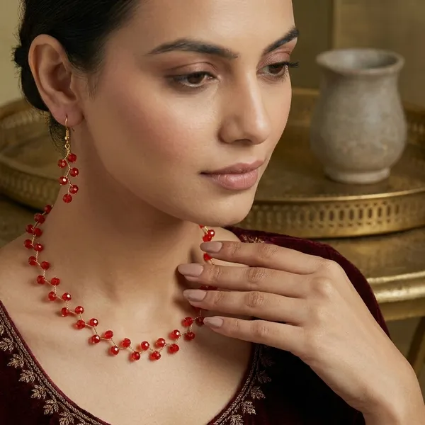 Red_Crystal_Zigzag_Necklace_Set