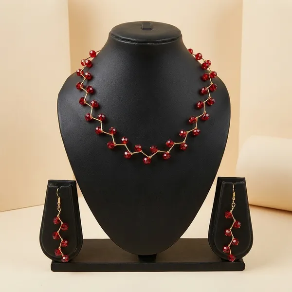 Maroon_Handmade_Zigzag_Crystal_Beads_Jewellery_Set_Pack_Of_2_Necklace_Set_Combo_For_Women