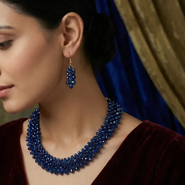 Royal_Blue_Bridal_Party_Wear_Crystal_Jewellery_Set_For_Women