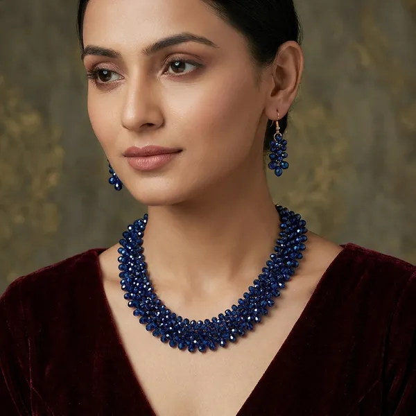 Royal_Blue_Bridal_Party_Wear_Crystal_Jewellery_Set_For_Women
