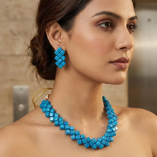 Multicolour_Handmade_Pearl_Jewellery_Set_For_Women