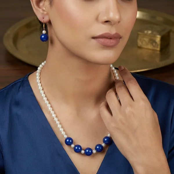 Navy_Blue_Gems_Pearl_Jewellery_Set_Navy_For_Women