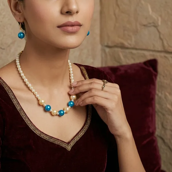 Sky_Blue_Gems_Pearl_Jewellery_Set_For_Women