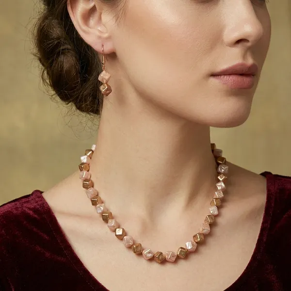 Multicolour_Square_Single_Line_Jewellery_Set_For_Women