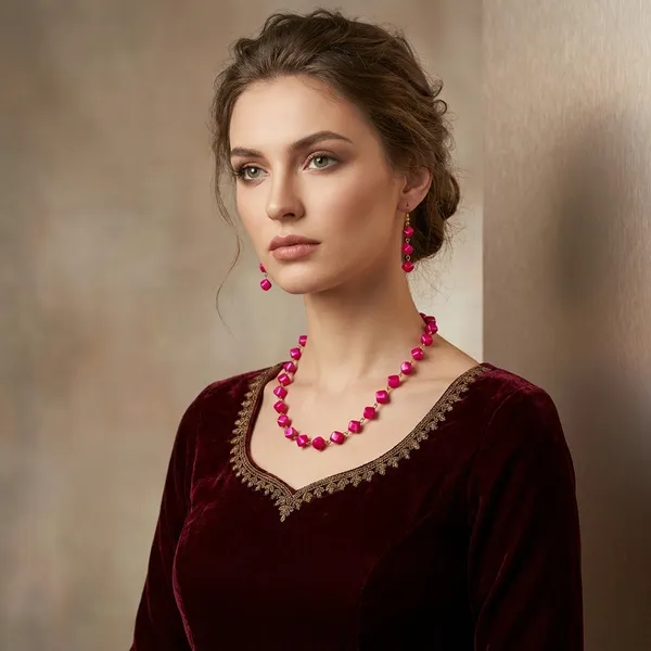 Pink_Square_Traditional_Jewellery_Set_For_Women