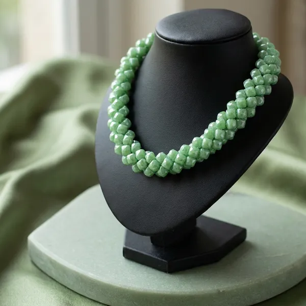 Green_Handmade_Pearl_Jewellery_Set_For_Women_Pack_Of_2