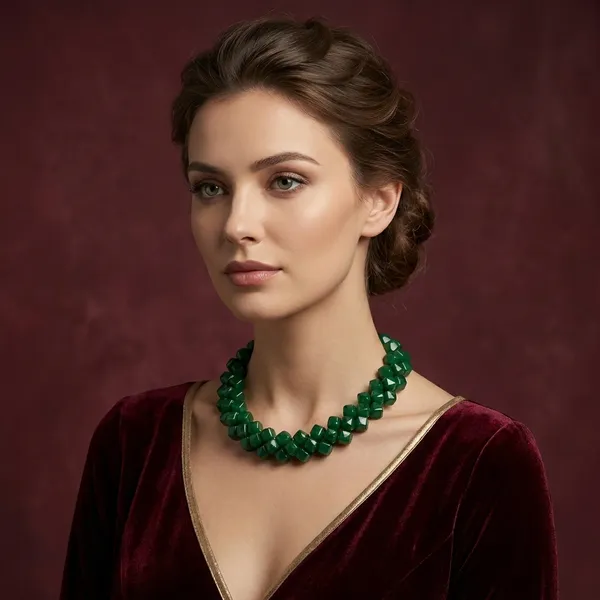 Green_Handmade_Pearl_Jewellery_Set_For_Women_Pack_Of_2