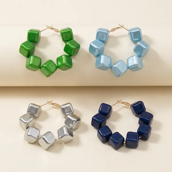 Multicolour_Trendy_Cube_Beads_Hoop_Earrings_Combo_Set_Of_4_For_Women