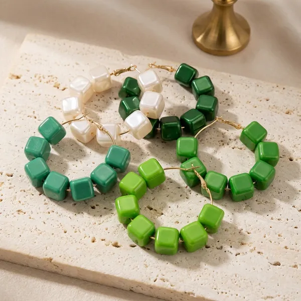 Multicolor_Trendy_Square_Beads_Hoop_Earrings_Combo_Set_Of_4_For_Women