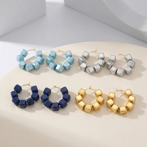 Multicolor_Navy_Trendy_Square_Beads_Hoop_Earrings_Combo_Set_Of_4_For_Women