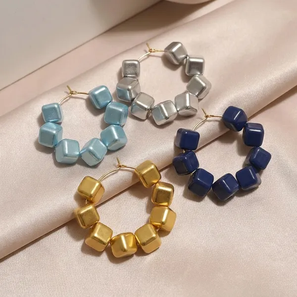 Multicolor_Navy_Trendy_Square_Beads_Hoop_Earrings_Combo_Set_Of_4_For_Women