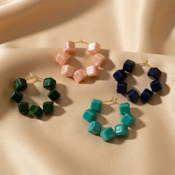 Multicolor_Trendy_Square_Beads_Hoop_Earrings_Combo_Set_Of_4_For_Women