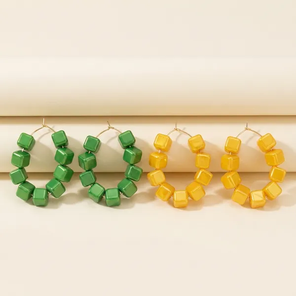 Multicolour_Trendy_Square_Beads_Hoop_Earrings_Combo_Set_Of_4_For_Women