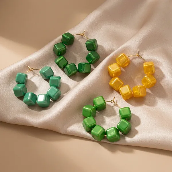 Multicolour_Trendy_Square_Beads_Hoop_Earrings_Combo_Set_Of_4_For_Women