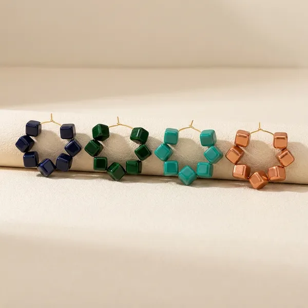 Multicolor_Trendy_Square_Beads_Hoop_Earrings_Combo_Set_Of_4_For_Women
