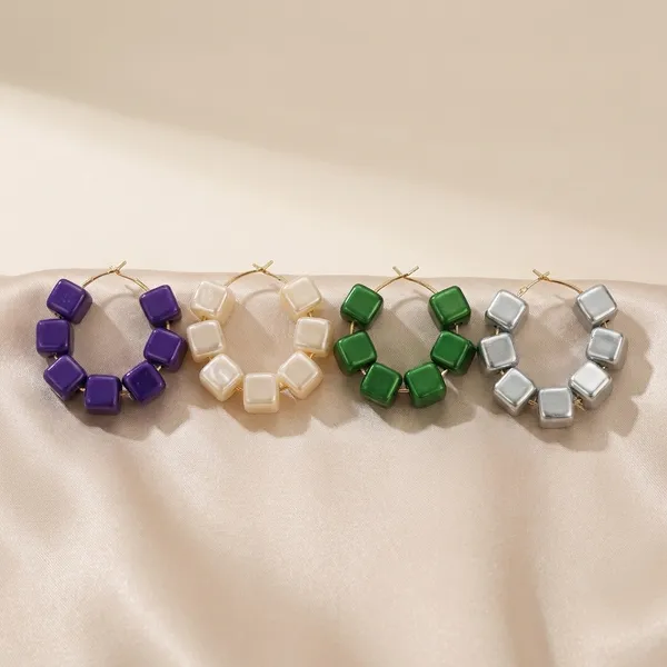 Multicolour_Trendy_Square_Beads_Hoop_Earrings_Combo_Set_Of_4_For_Women
