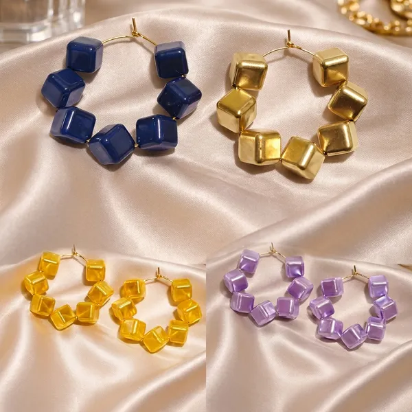 Multicolour_Trendy_Square_Beads_Hoop_Earrings_Combo_Set_Of_4_For_Women