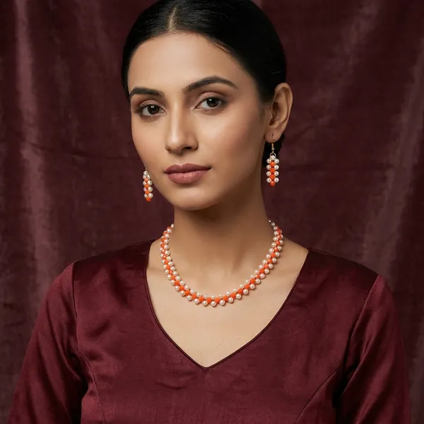 Orange_Feminine_Graceful_Jewellery_Sets_For_Women