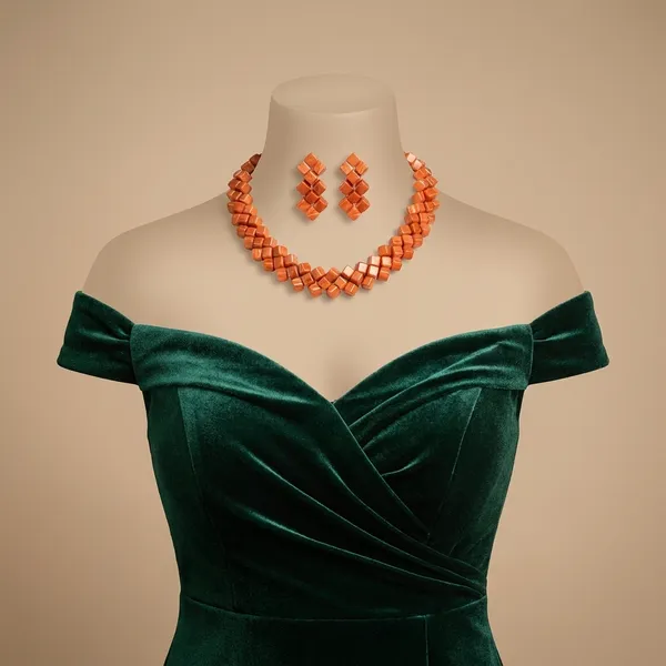 Elegant_Off-Shoulder_Velvet_Evening_Gown_With_Statement_Jewelry_Set
