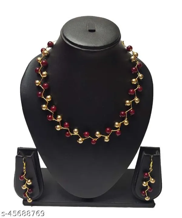 Maroon_Shimmering_Chic_Jewellery_Sets_For_Women