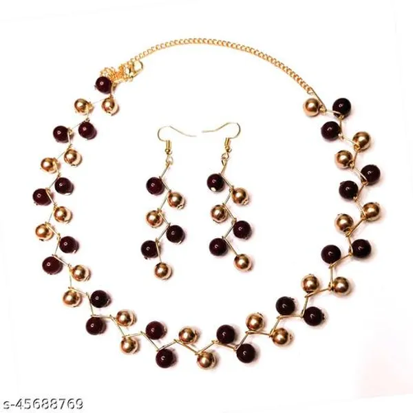 Maroon_Shimmering_Chic_Jewellery_Sets_For_Women