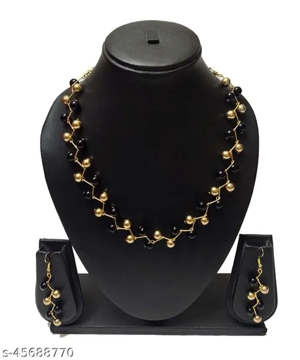Brass_Gold_And_Black_Zigzag_8_No_Necklacve_Set_For_Women