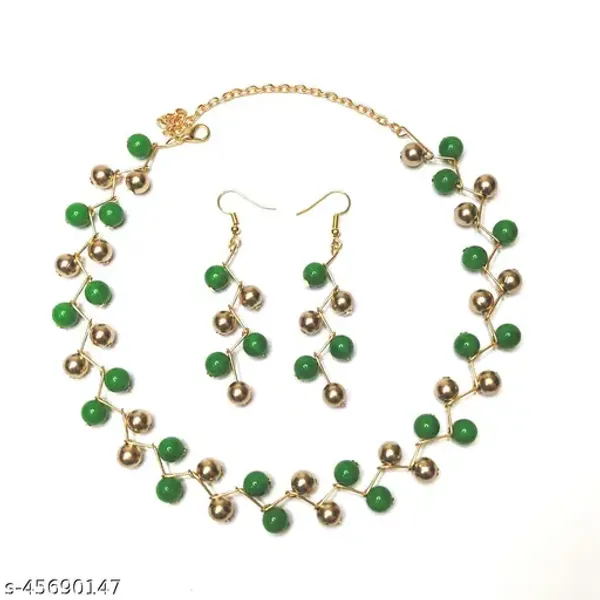 Green_Feminine_Graceful_Jewellery_Sets_For_Women