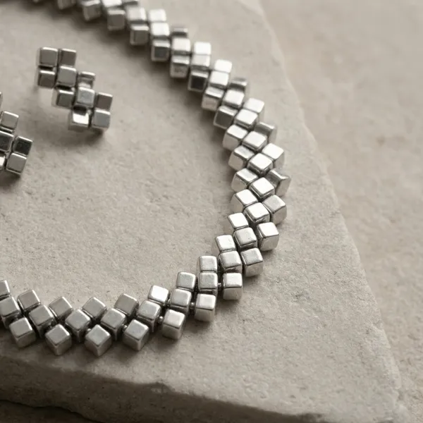 SilverSquare_Jewellery_Set_With_Necklace_And_Earrings