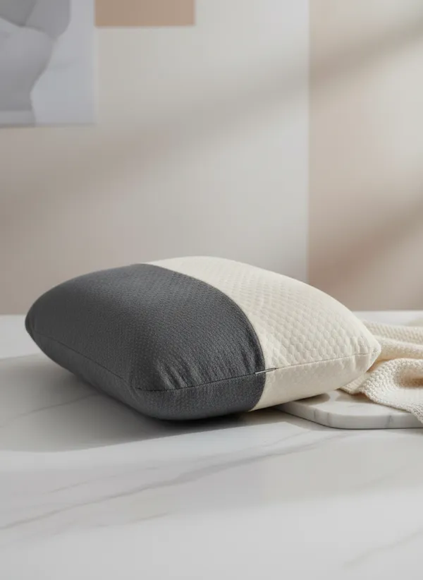 Premium_White_And_Grey_Memory_Foam_Sleeping_Pillow