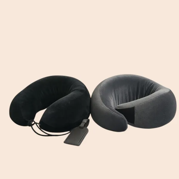 Premium_Black_Memory_Foam_Neck_Pillow_With_Strap_And_Grey_Neck_Support_Pillow_(Pack_Of_2)
