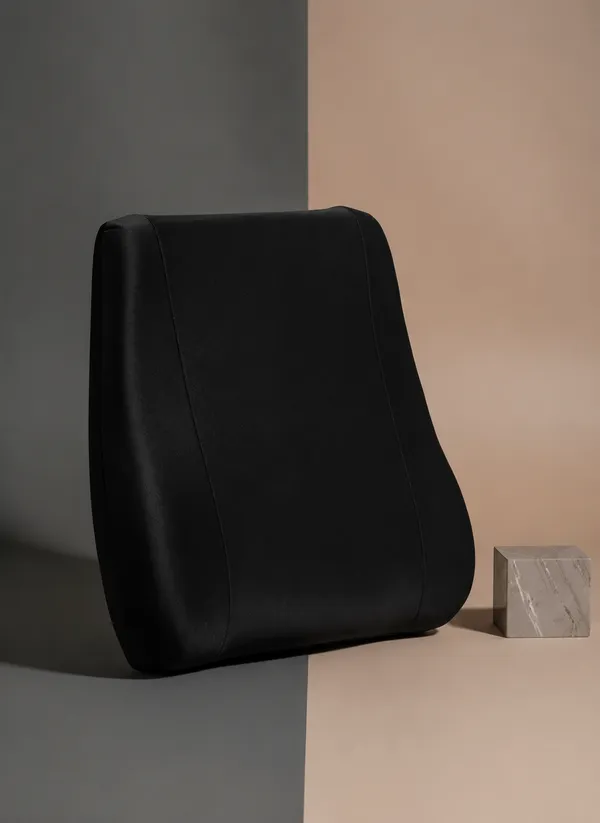 Premium_Black_Lumbar_Back_Support_Cushion