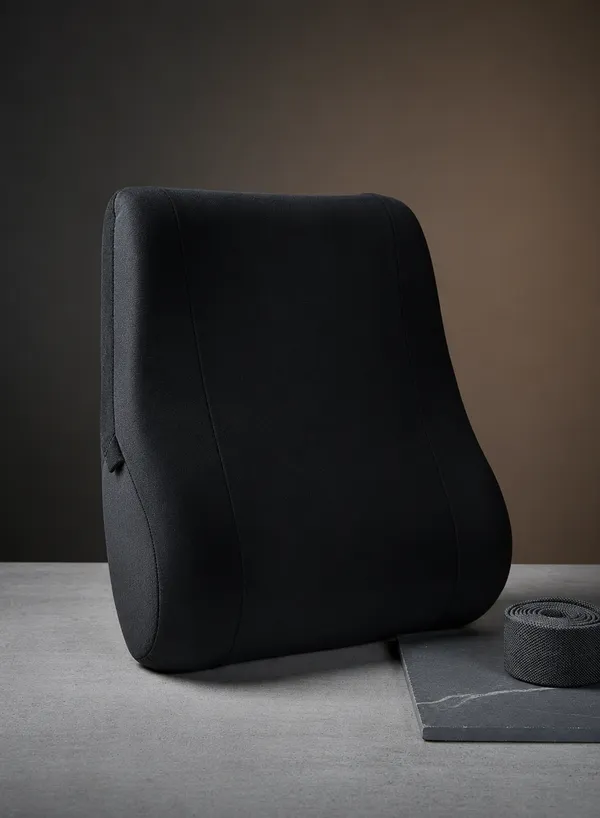 Premium_Black_Lumbar_Back_Support_Cushion