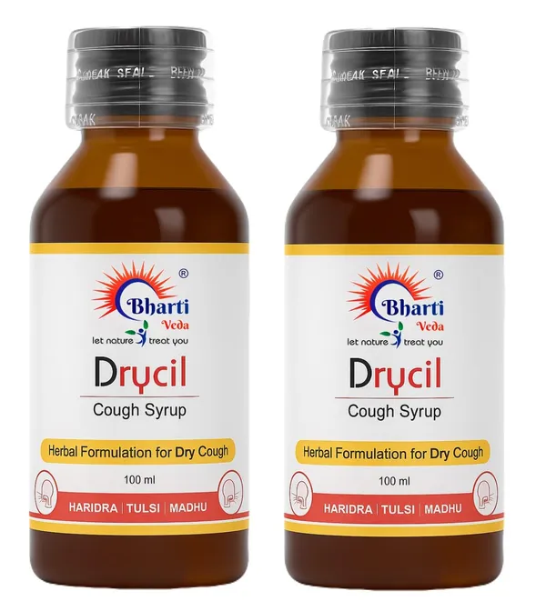 Bharti_Veda_Drycil_Dry_Cough_Sore_Throat_Syrup_100Ml_Pack_Of_2