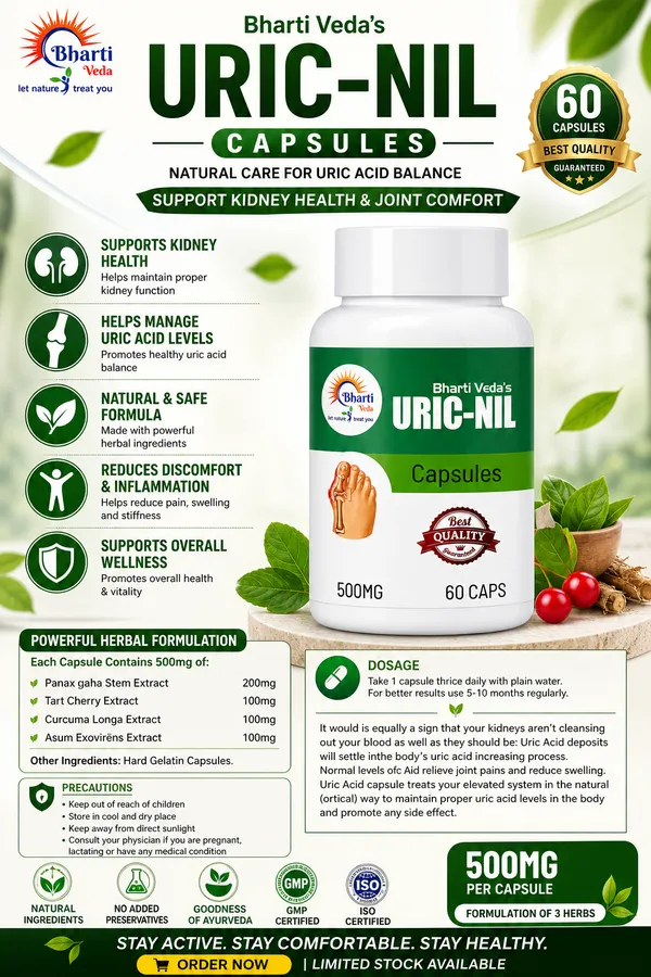BHarti_Veda's_Uric_Nil_60Cap