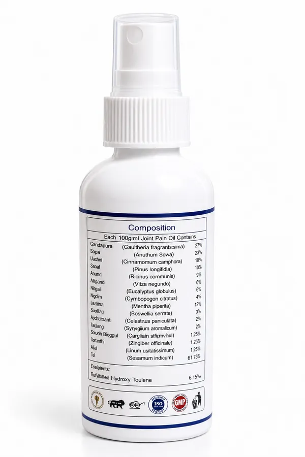 Bharti_Veda's_J3_Oil_(Joint_Pain_Oil_100ml)