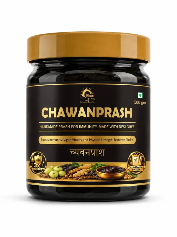 Bharti_Veda_Chyawanprash_With_Desi_Ghee_Amla_Herbal_500G