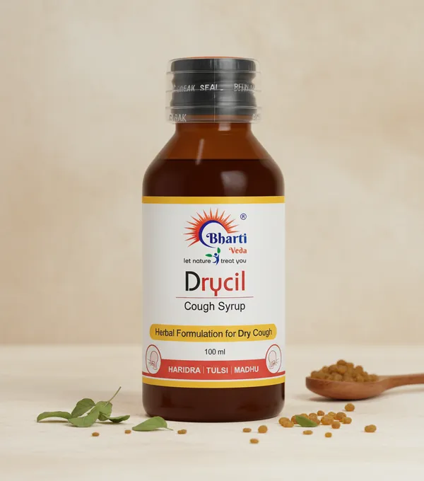 Bharti_Veda_Drycil_Dry_Cough_Sore_Throat_Syrup_100Ml_Pack_Of_2