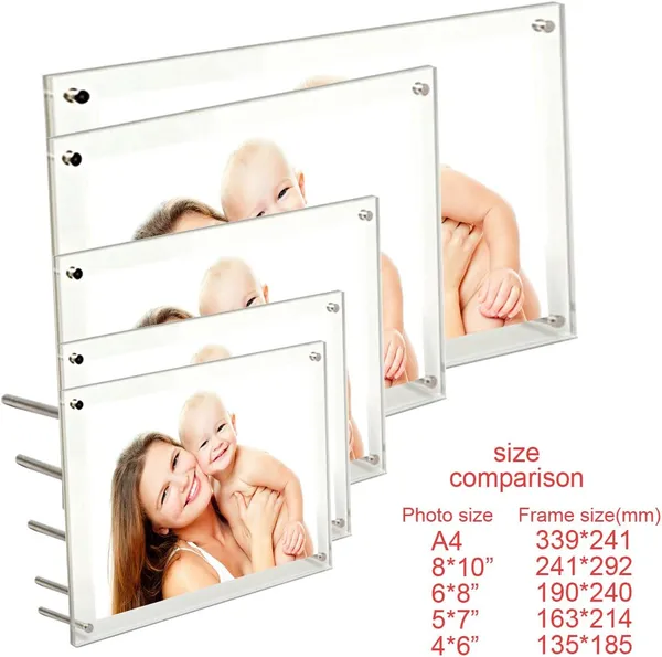 Acrylic_Photo_Frame_4x6_inches_Brackets_Or_Hanging_Picture_Frames,File_Certificate_Wall_Mount_Floating_and_Desktop_Photo_Frame_(3_Pack)