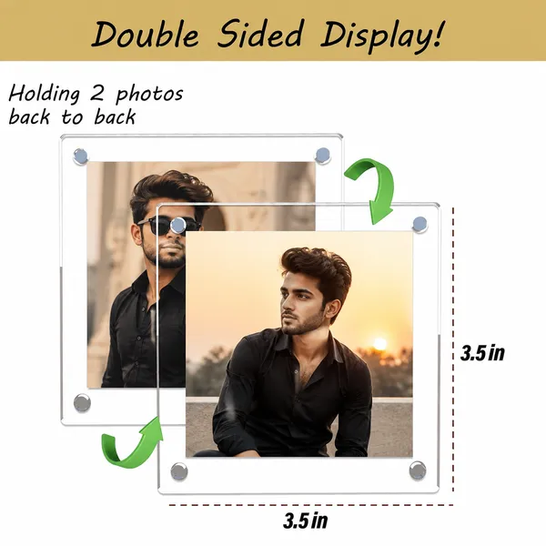 Personalized_Acrylic_Magnetic_Photo_Frame_9x9_cm_(Set_of_2)_|_Custom_Double-Sided_Square_Fridge_Magnet_Photo_Frame_|_Clear_Acrylic_Refrigerator_Picture_Holder