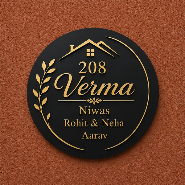 Personalized_Round_Black_&_Gold_Acrylic_Name_Plate