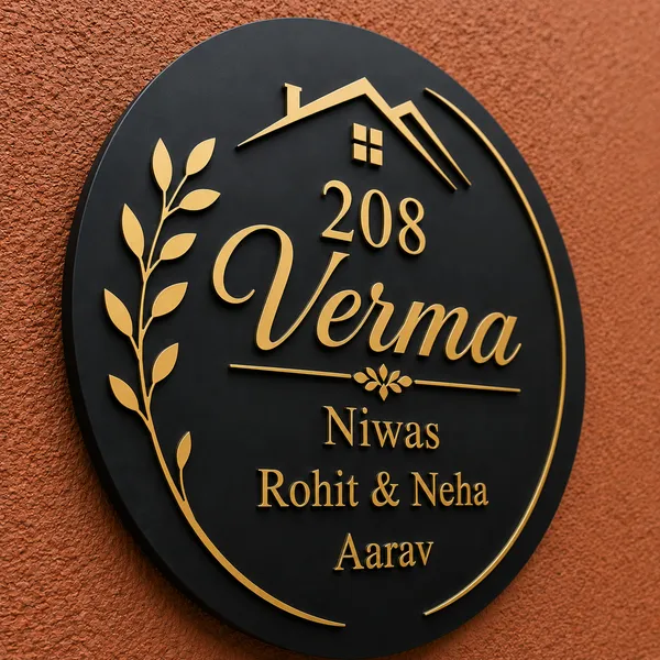 Personalized_Round_Black_&_Gold_Acrylic_Name_Plate